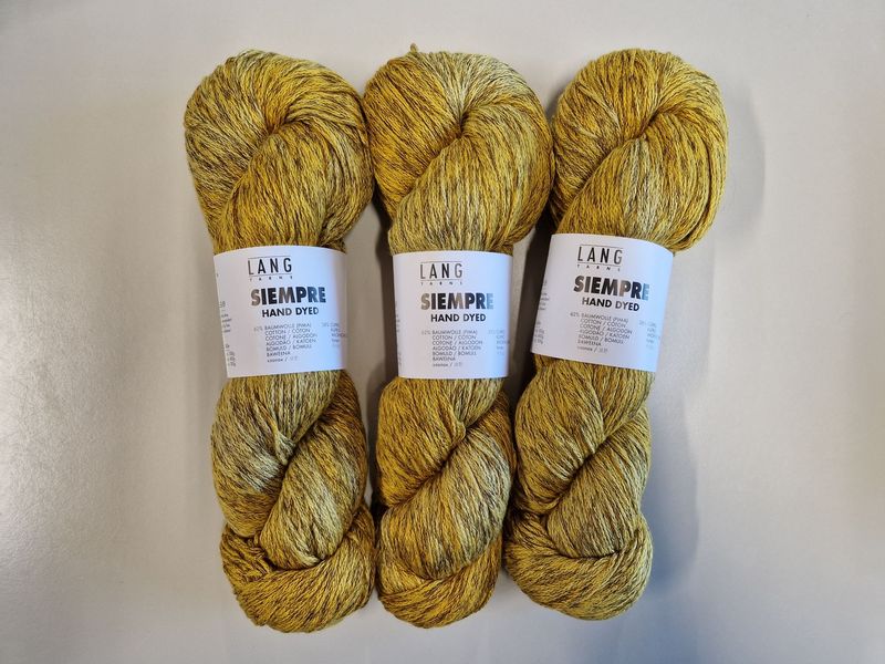 Siempre Langyarns Hand Dyed gelb Siempre Langyarns Hand Dyed gelb