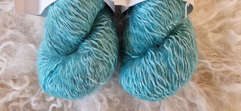 Wolle Kolibri Seide/SuperKidMohair Türkisgrün