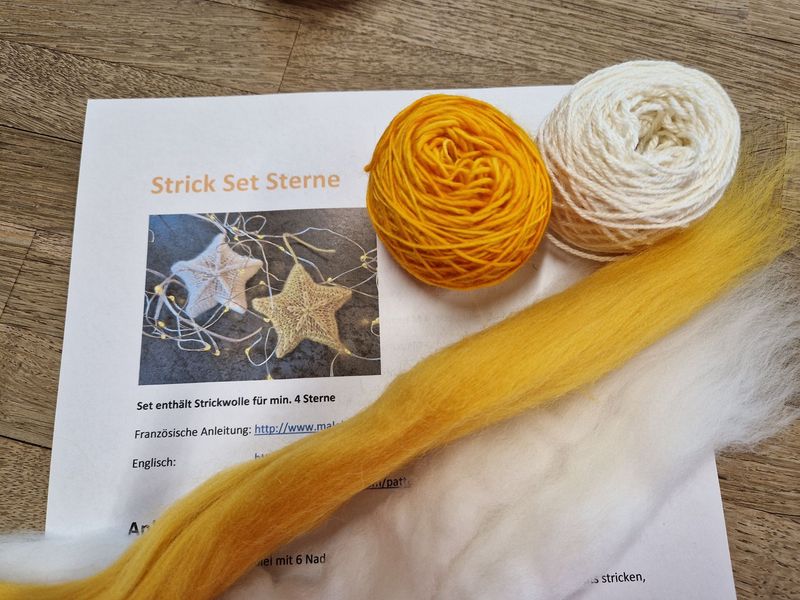 Strick-Set Sternen stricken