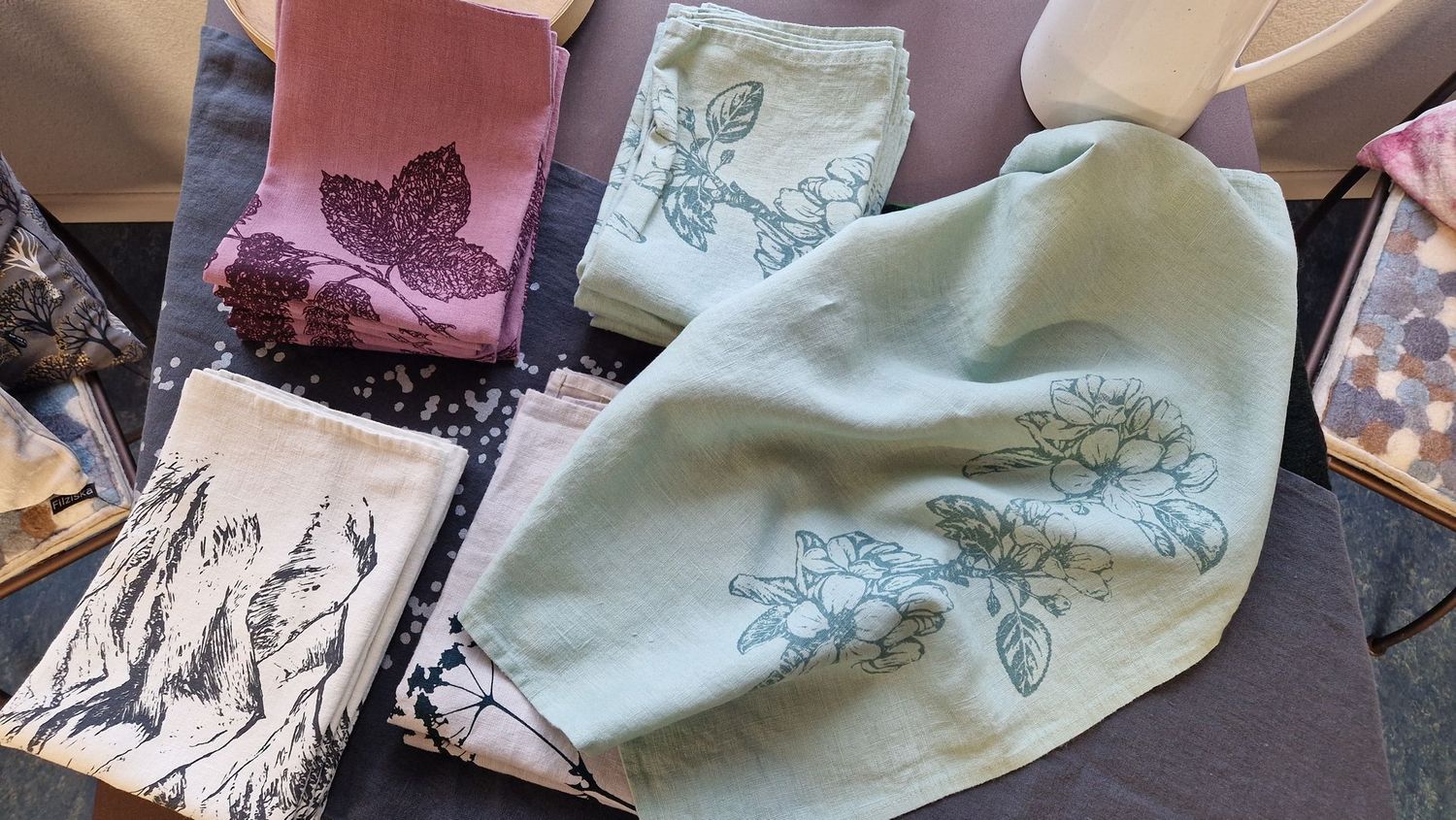 Geschirrtuch Apfelblütenzweig