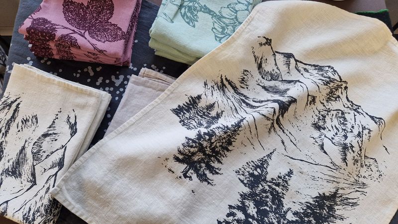 Geschirrtuch Bergland