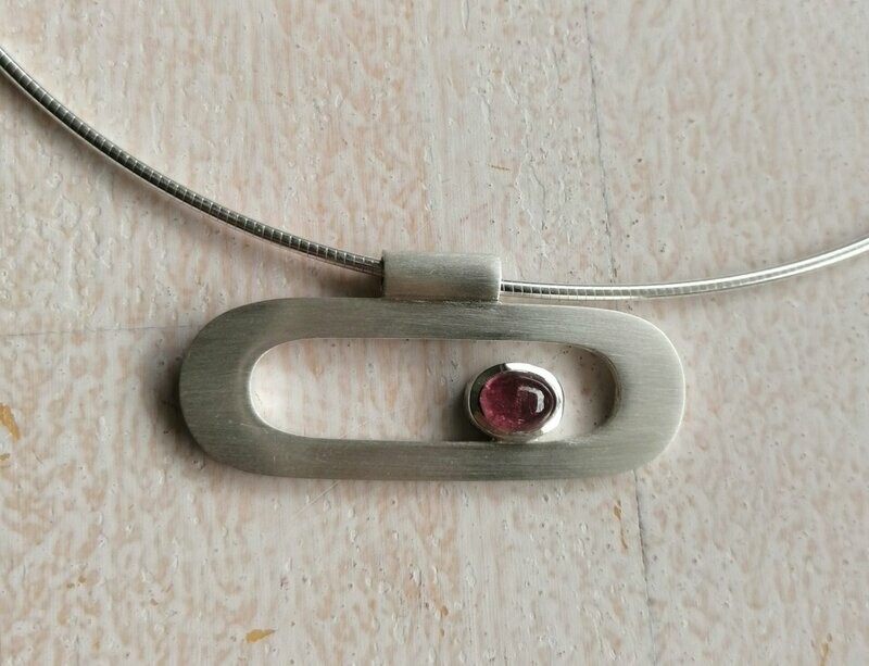 Anhänger "oval" Turmalin