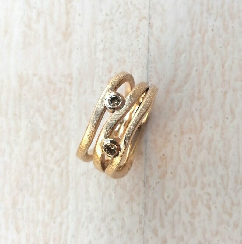 Ring Durchbruch rose