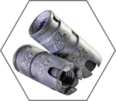 Expansion Shield Anchor Single Zinc