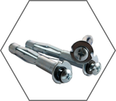 Hollow Wall Anchor Pan Head Phil-Slot Combo Zinc