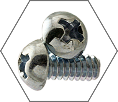 Phillips Round Head Zinc Machine Screw