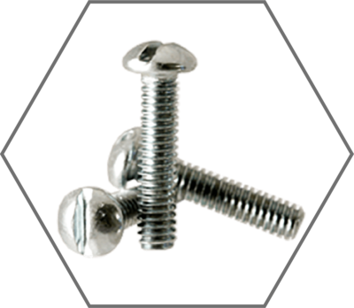Slotted Round Head Zinc Machine Screw