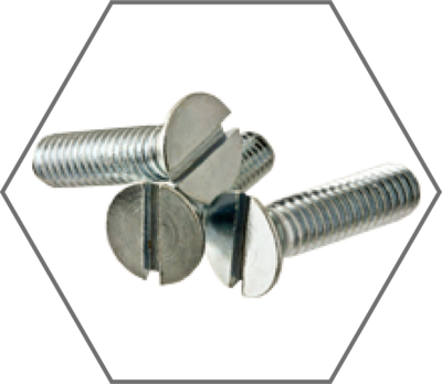 Slotted Flat Head Zinc Machine Screw