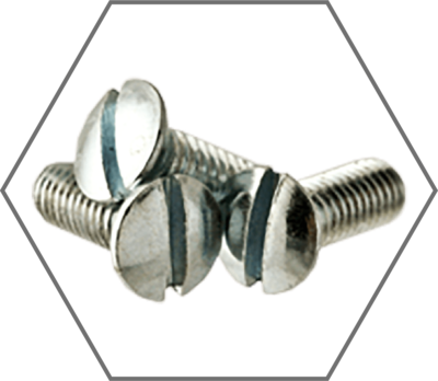 Slotted Oval Head Zinc Machine Screw