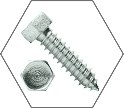 Indented Unslotted Hex Head Zinc Sheet Metal Screws