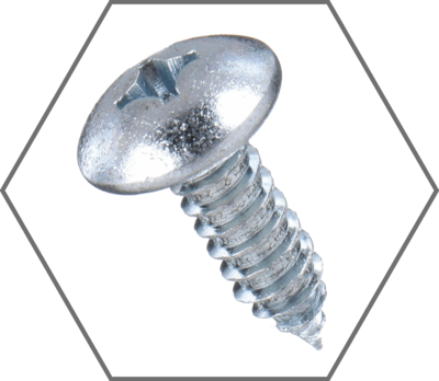 Phillips Truss Head Zinc Sheet Metal Screws