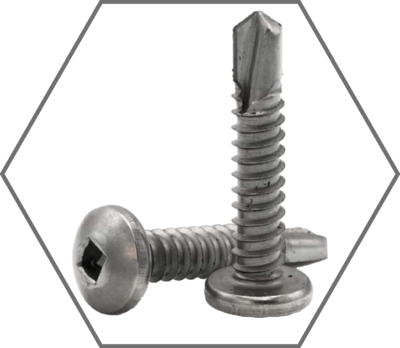 Square Pan Head Zinc Self-Drilling Screws
