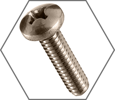Phillips Pan Head Grade 316 Stainless Steel Machine Screw