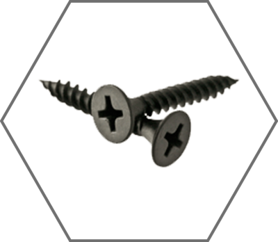 Gray Phosphate Bugle Head Phillips Drywall Screws