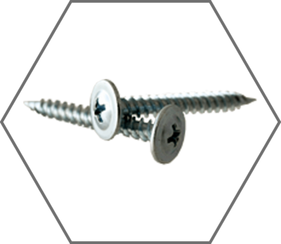 Zinc K-Lath Head Phillips Drywall Screws
