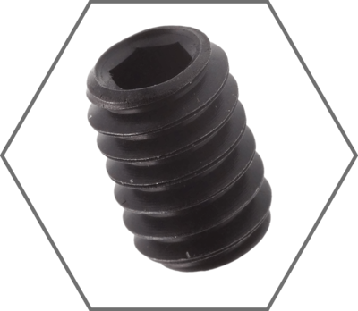 Black Oxide Finish Cup Point Socket Set Screws
