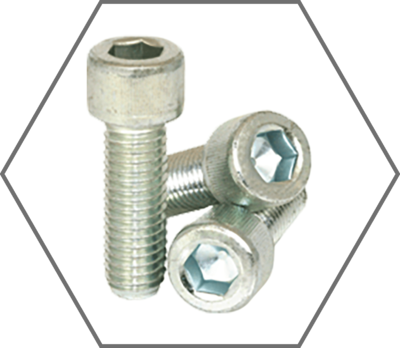 Zinc Finish Socket Head Cap Screws