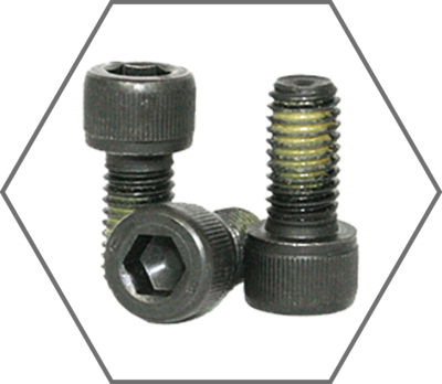 Black Socket Head Cap Screws w/ Nylon Patch