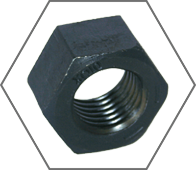 Grade 8 Plain Finish Hex Nuts