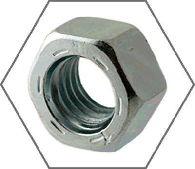 Grade 8 Zinc Finish Hex Nuts