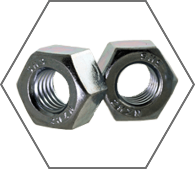Grade 2H A194 Zinc Finish Heavy Hex Nuts