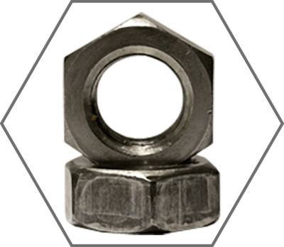 Plain Finish Hex Jam Nuts