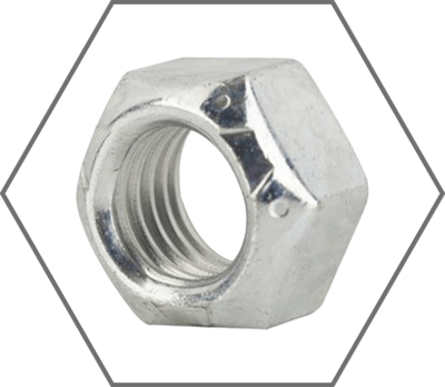 Grade C Zinc Finish Cone Lock Nuts