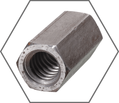 Grade A Plain Finish Hex Coupling Nuts