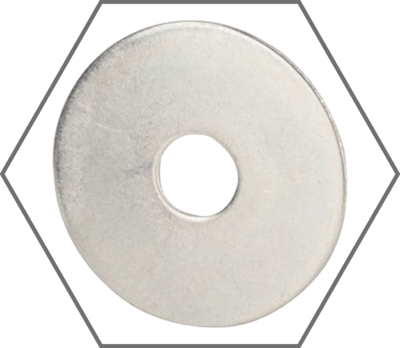 Zinc Finish Fender Washers