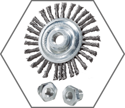 Stringer Bead Knot Wire Wheels