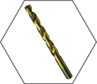 Tin-Coated Jobber Drills