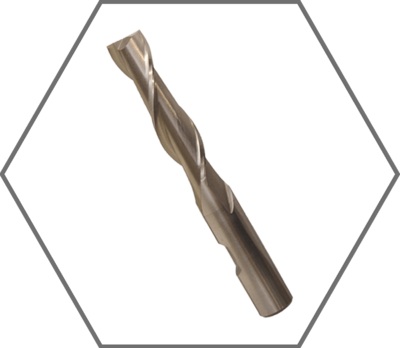 Carbide 2 Flute Single End Square End Mill