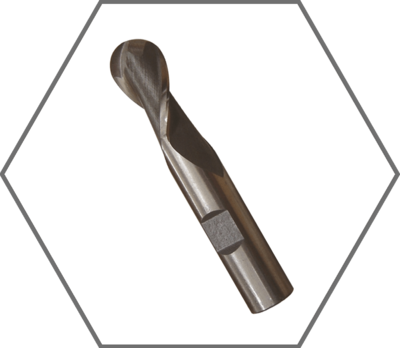 Carbide Single End Ball End Mill