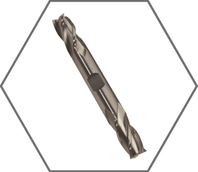 Carbide Double End Stub Ball End Mill