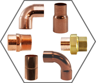 Copper Sweat (Wrot Solder) Fittings