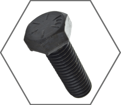 Plain Finish Hex Cap Screws