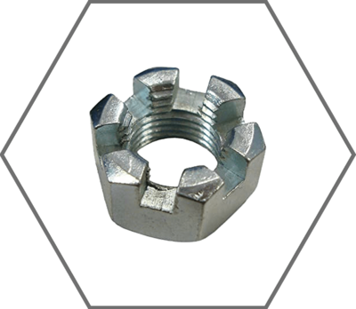 Castle Hex Nuts