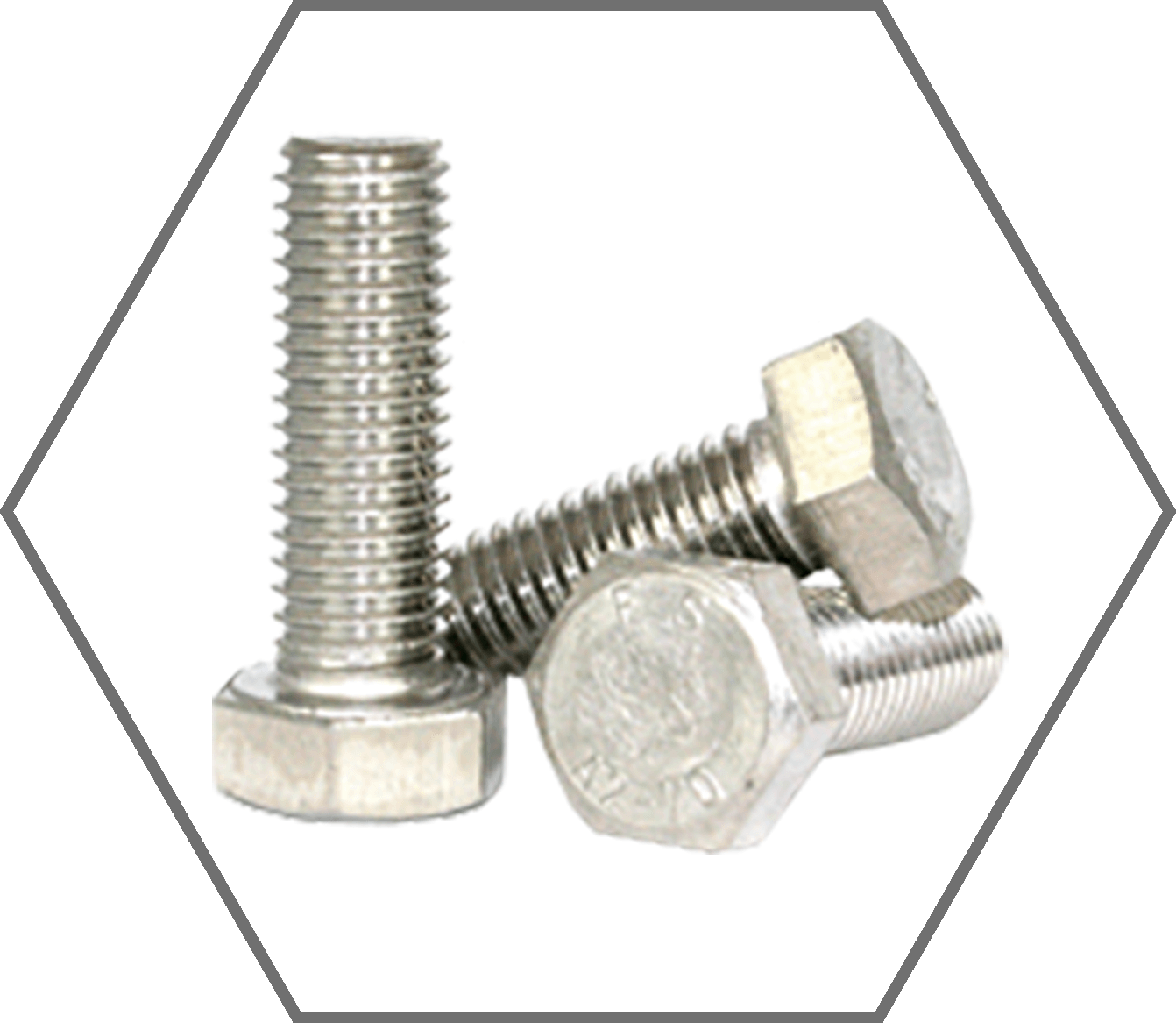 M12-1.75 x 40mm DIN 931 Grade A2 Stainless Steel Hex Cap Screw