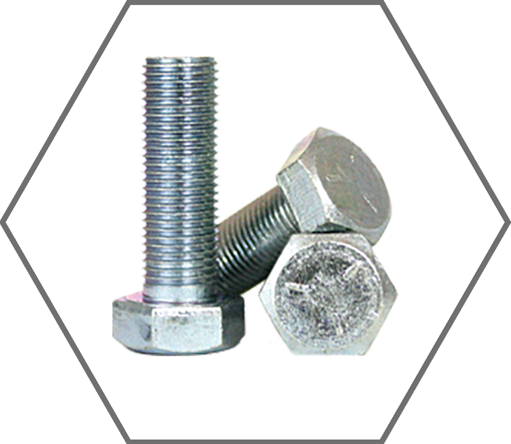 1/4"-20 x 3" SAE J429 Grade 5 Zinc Finish Hex Cap Screw