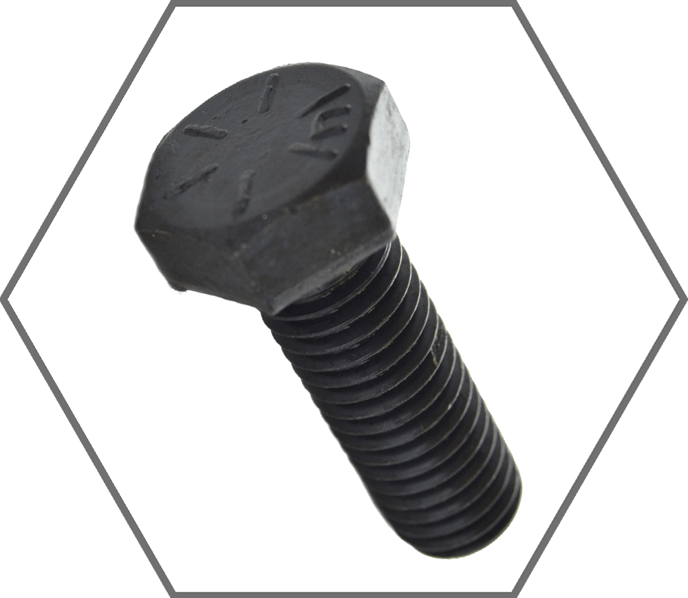 5/8"-11 x 2-1/2" SAE J429 Grade 8 Plain Finish Hex Cap Screw