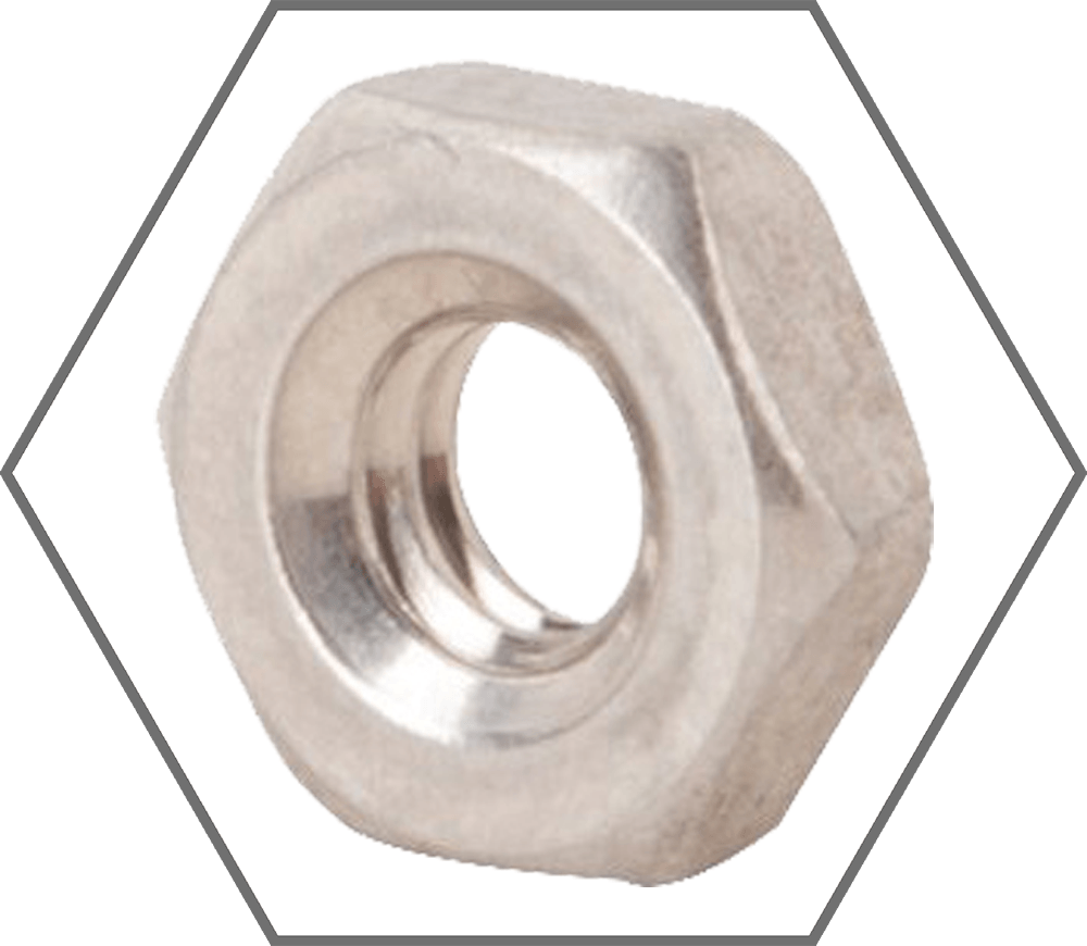 #4-40 Grade 18-8 Stainless Steel Machine Screw Hex Nut