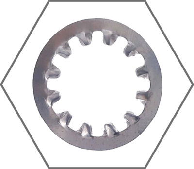 Zinc Finish Internal Tooth Lock Washers