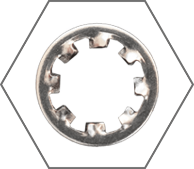 18-8 Stainless Steel Internal Tooth Lock Washers