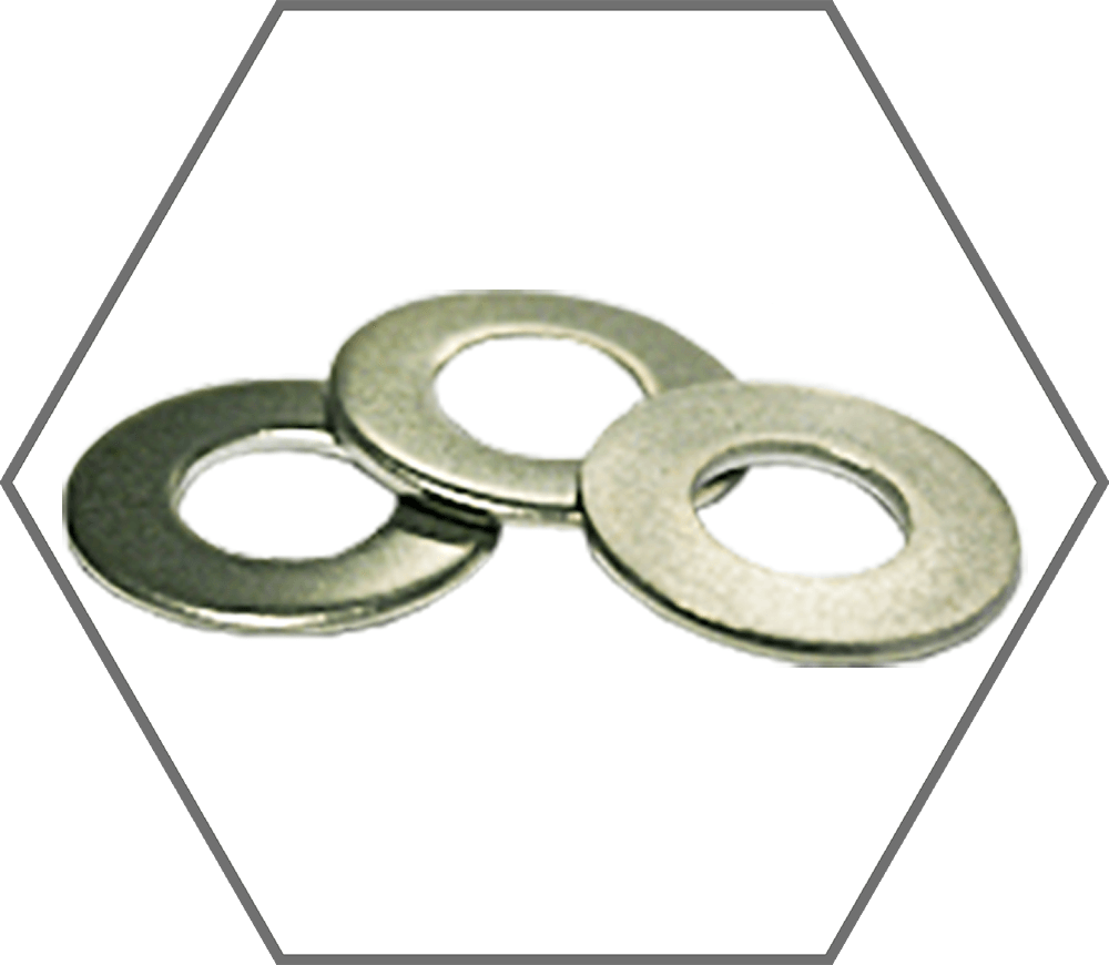 1/4" x 0.625" x .050"Thick Grade 18-8 Stainless Steel Standard Flat Washer