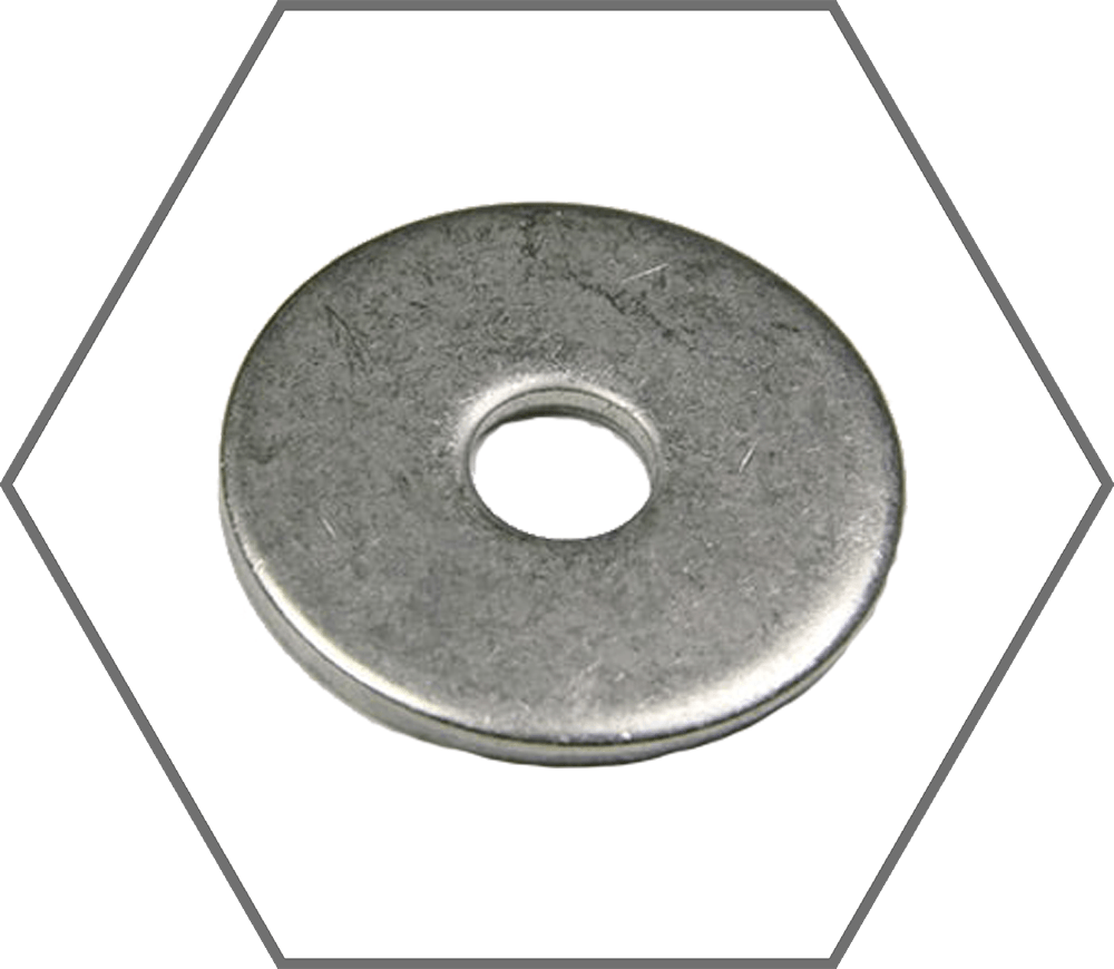 1/4" x 0.750" x .065"Thick Grade 18-8 Stainless Steel USS Flat Washer