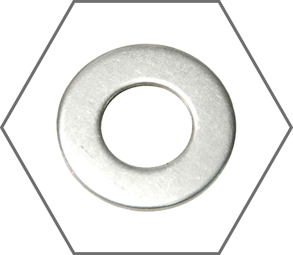 1/4" x 0.625" x .065"Thick Grade 18-8 Stainless Steel SAE Flat Washer