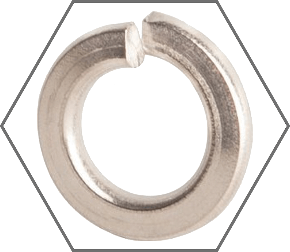 #12 Grade 18-8 Stainless Steel Medium Split Lock Washer