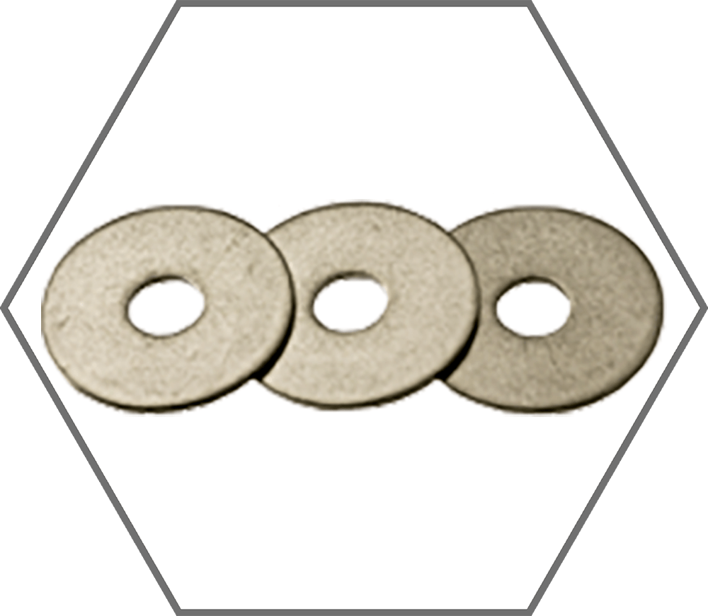 1/4" x 1.250" Grade 18-8 Stainless Steel Fender Washer