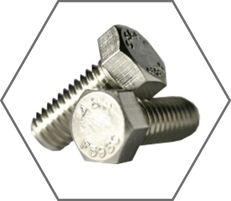 1/4"-20 x 2-3/4" Grade 18-8 Stainless Steel Hex Cap Screw