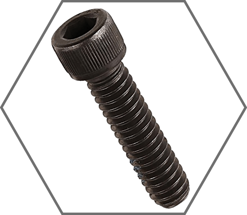1/4"-20 x 1/2" ASTM A574 Black Oxide Finish Alloy Steel Socket Head Cap Screw